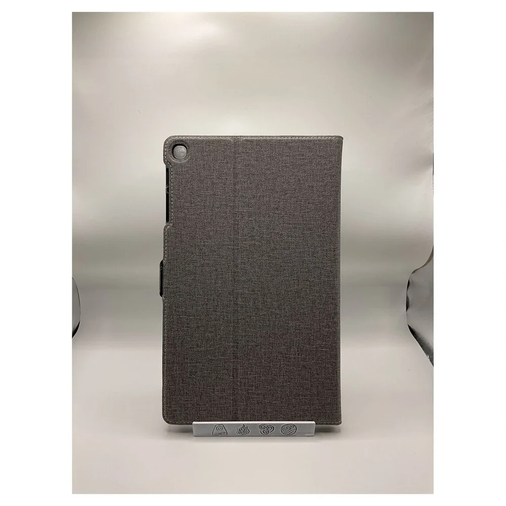 Infiland Grey Fabric Folio Case for Samsung Galaxy Tab A7 10.4